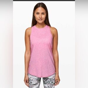 Lululemon All Tied Up Tank - Heathered Vintage Pink